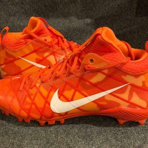 Nike Orange Camo Field General Cleats Mens US 15